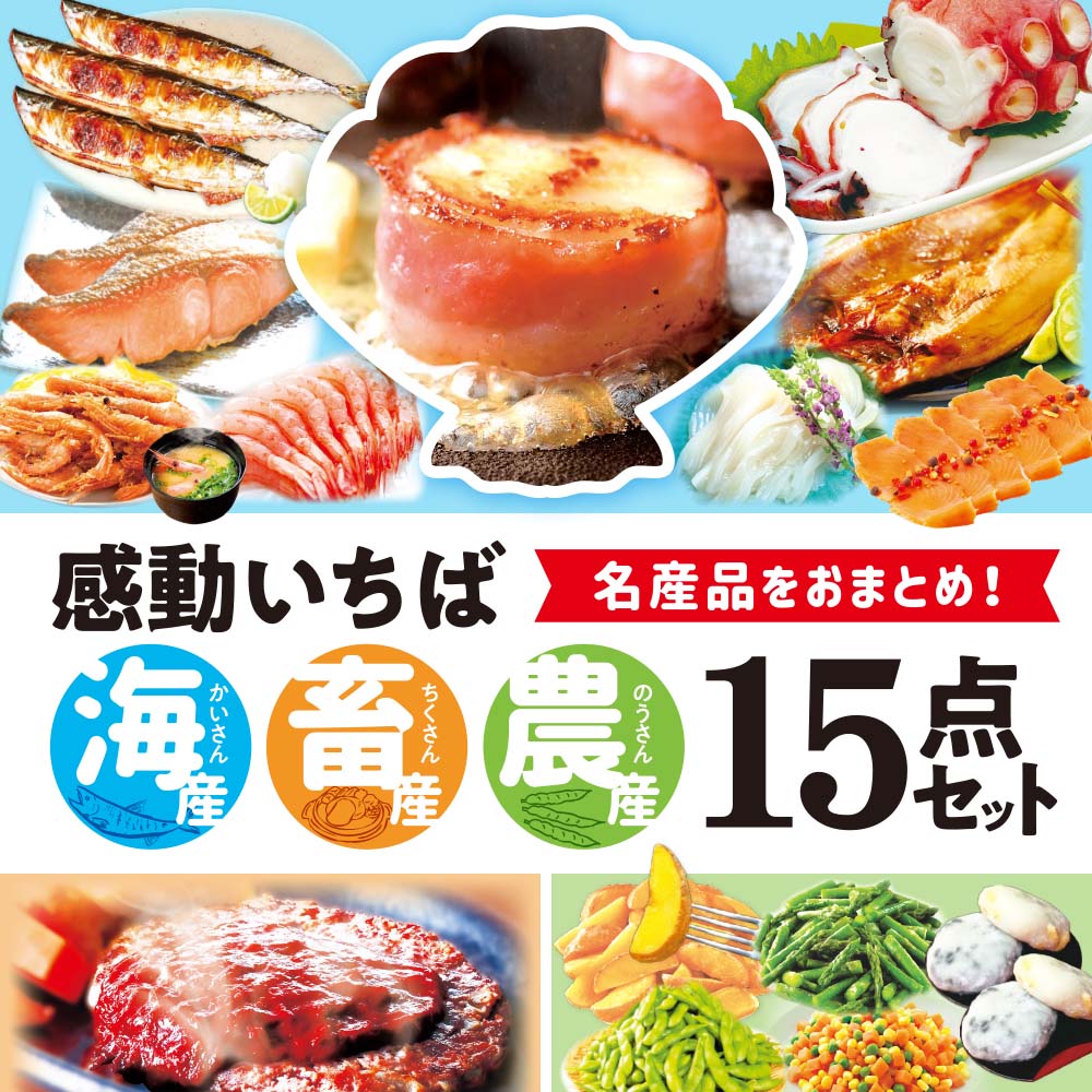 感動いちば 海・畜・農 15点セット