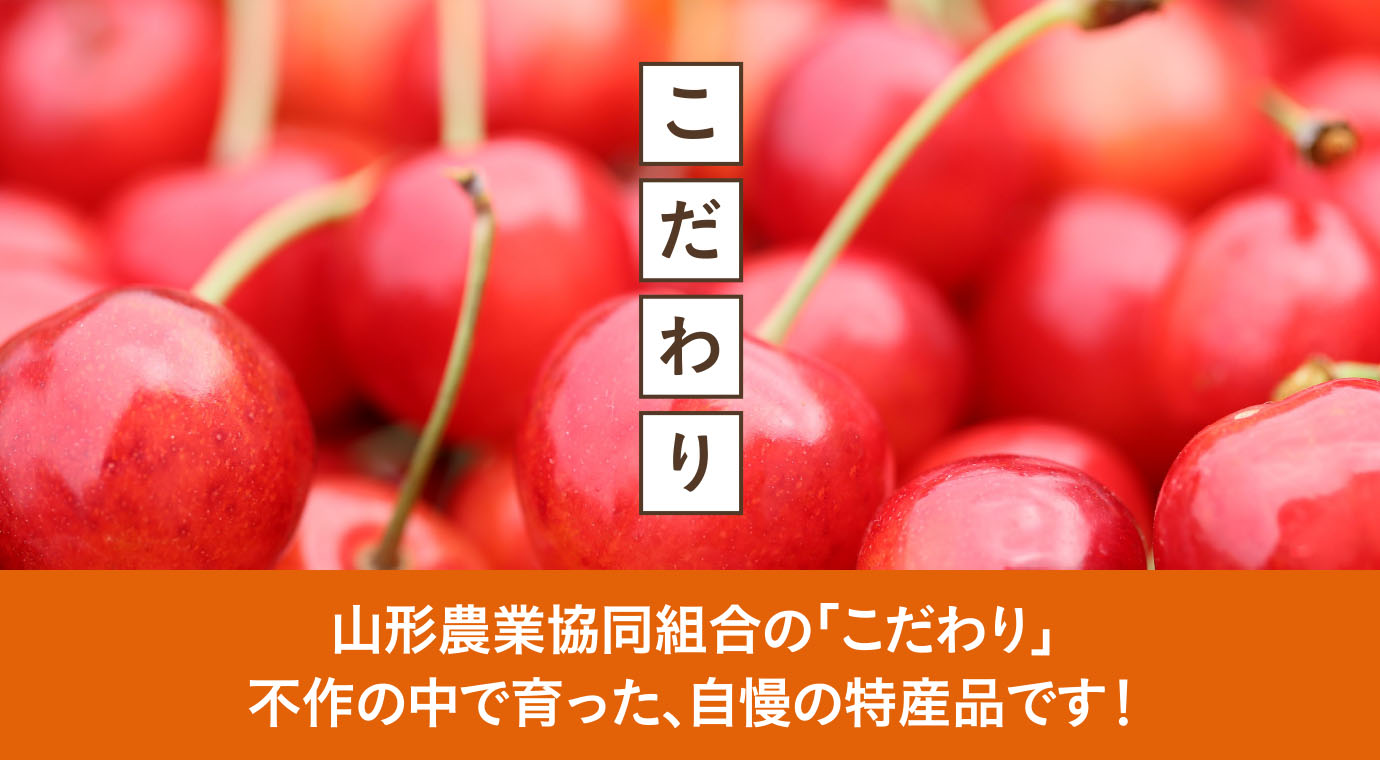 山形農業協同組合の「こだわり」不作の中で育った、自慢の特産品です!